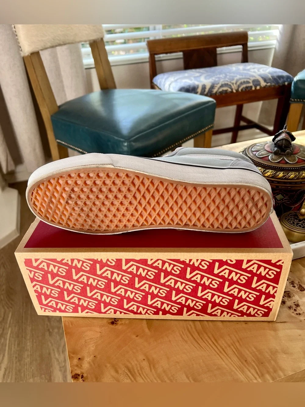 VANS Old Skool Sneakers - 11 - Baby Blue - EUC w/Box